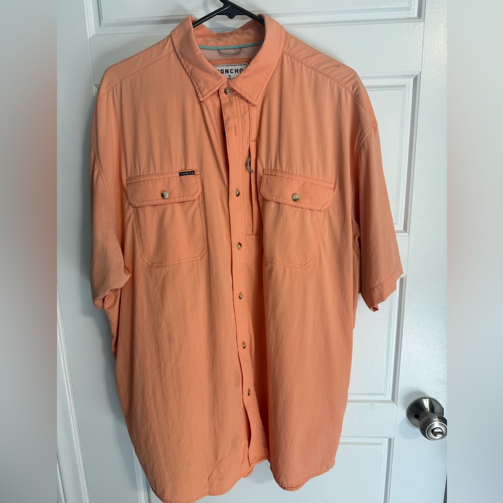 Poncho Men’s Pearl Snap Western Shirt - XL Regular Fit